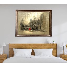 Sticker cu efect 3D tablou - Ziua Inimilor Dragi - 119x88 cm