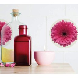 Sticker pentru faianta Gerbera - 4 buc
