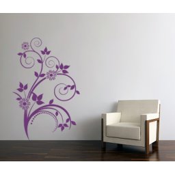 Sticker Floare pe perete