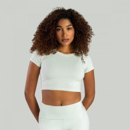 STRIX Tricou pentru femei Essential Crop Top Grey L