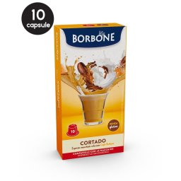 10 Capsule Borbone Cortado – Compatibile Nespresso