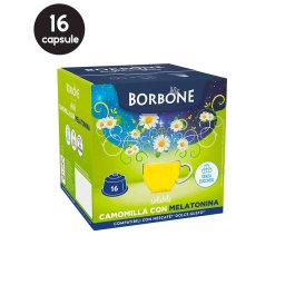 16 Capsule Borbone Ceai Musetel si Melatonina - Compatibile Dolce Gusto