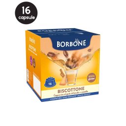 16 Capsule Borbone Biscotone - Compatibile Dolce Gusto