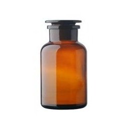 Borcan brun cu dop rodat 250 ml