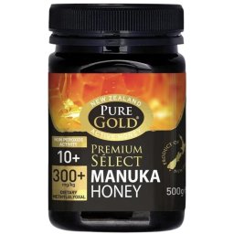 Miere de Manuka MGO 300+ (NPA 10+) 500g Pure Gold