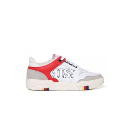 MISSONI Sneakers Basket 90' Logo SHMISBAL 205w-white & red