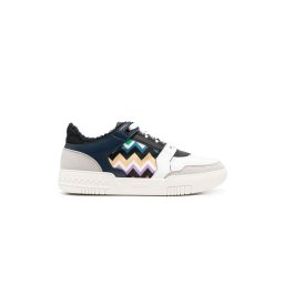 MISSONI Sneakers Basket Low SHMISBL 203-white + blue detail