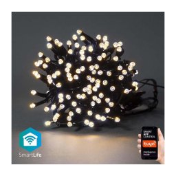 Nedis WIFILX01W200-LED Șir LED Crăciun 200xLED/8 funcții 25m IP65 Wi-Fi Tuya cal