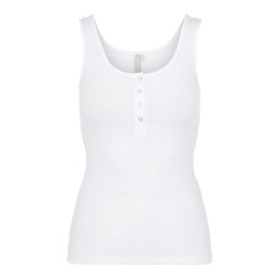 PIECES Top 'PCKitte' alb
