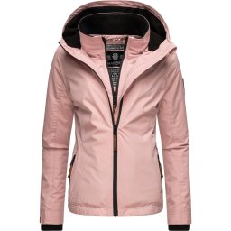 MARIKOO Geacă funcțională 'Erdbeere' rosé / negru