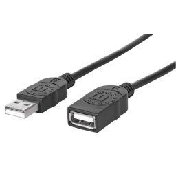 Manhattan cablu prelungitor Hi-Speed USB A-A M/F 1,8m