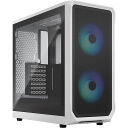Carcasa Focus 2 RGB White TG Clear Tint, tower case (white, tempered glass)