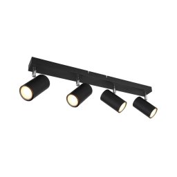 Spot ROBBY 4xGU10/35W/230V negru Globo 57911-4B