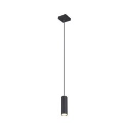 Lustră pe cablu ROBBY 1xGU10/35W/230V neagră Globo 57911HB