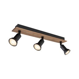 Spot DREW 3xGU10/35W/230V lemn/metal Globo 57998-3W