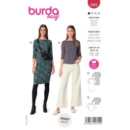 Tipar rochie si bluza, in 2 variante 5985