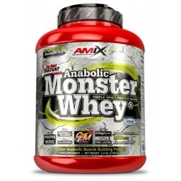 Amix Anabolic Monster Whey 2000 g căpșuni - banane