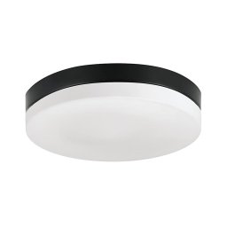 Plafonieră pentru baie PILLS 1xE27/60W/230V IP44 neagră Prezent 67114