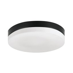 Plafonieră pentru baie PILLS 2xE27/60W/230V IP44 neagră Prezent 67115