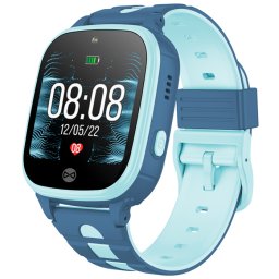 Ceas monitorizare copii Watch Me 2 (2022), Retea 2G SIM, Localizare precisa GPS, Wi-Fi, Camera foto, Blue