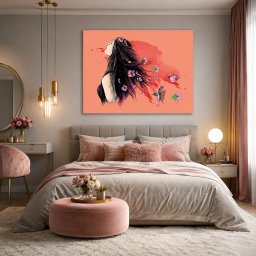 Tablou Flowers in her hair