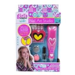 Studio de unghii cu sclipici cu decor de unghii ușor de îndepărtat