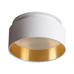 Corp de iluminat încastrat GOVIK GU10/10W alb/auriu Kanlux 29231