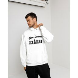 Unisex Hanorac Figures - white Mărime: L