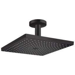 Palarie de dus, Hansgrohe, Raindance E 300, cu brat de montaj, negru mat