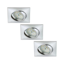 SET 3x corp de iluminat LED încastrat pentru baie LED/5W/230V IP23 Briloner 6997-039