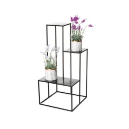 Suport flori KASKADA 85x40 cm negru