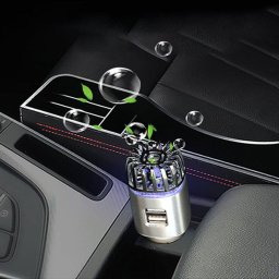 Purificator auto cu incarcator dual port USB