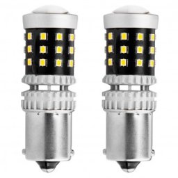 SET 2 LED CANBUS 2016 39SMD 1156 BA15S P21W R10W R5W Alb 12V/24V