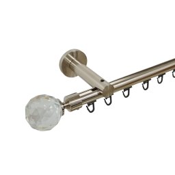 Galerie SIMPLA PRINDERE PERETE TEAVA PROFIL 19 MM -KULA CRYSTAL- INOX