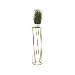 Suport pentru flori 100x24 cm, culoare aurie