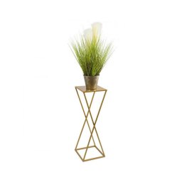 Suport de flori 70x24 auriu