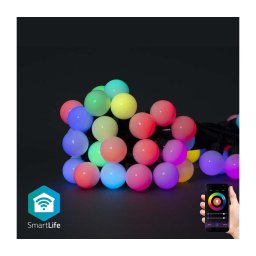 Nedis WIFILP02C48 - Șir LED RGB decorativ 48 LED, 13,8m, IP65, Wi-Fi Tuya