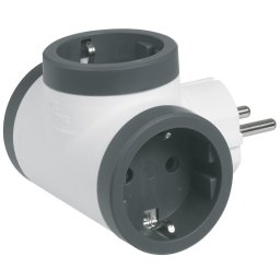 Adaptor 3 prize 16A cu CP si protectie copii Legrand 694520