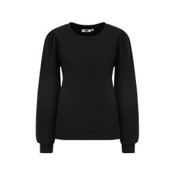 WE Fashion Bluză de molton negru