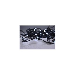 Solight1V101-W-LED Ghirlandă luminoasă pentru exterior 100x LED, 8 funcții, IP44, 13 m, alb rece