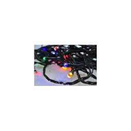 Solight 1V101-M - Ghirlandă LED de exterior, 100 LED-uri, 8 moduri, IP44, 13 m, multicoloră