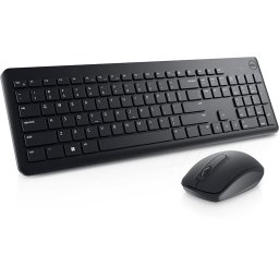 Kit Tastatura si Mouse wireless Dell KM3322W, Layout US International, negru