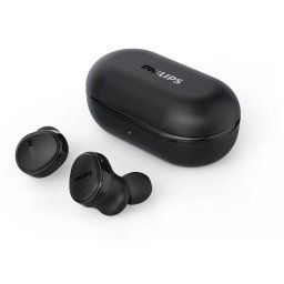 Casti audio true wireless Philips TAT4556BK/00, negru