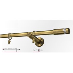 Galerie simpla PICIOR UNIVERSAL - XANTOS-simpla /19 - AUR ANTIC