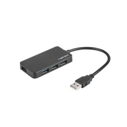 Natec Hub USB 3.0 Moth 4-ports, Black
