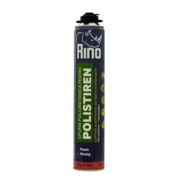 Spuma poliuretanica adeziva pentru polistiren RINO Polistiren, 750ml, pentru pistol