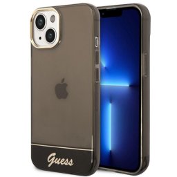 Husa Guess Husa Camera Outline Translucent iPhone 14 Plus Negru