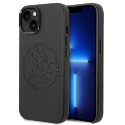 Husa Karl Lagerfeld Husa PU Leather Perforated Logo iPhone 14 Plus Black