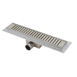 Rigola dus Ermetiq 40 cm, cu gratar inox, 50 mm cu izolatie, Model J
