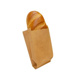 Pungi Hartie Kraft Natur 17x7x40 cm